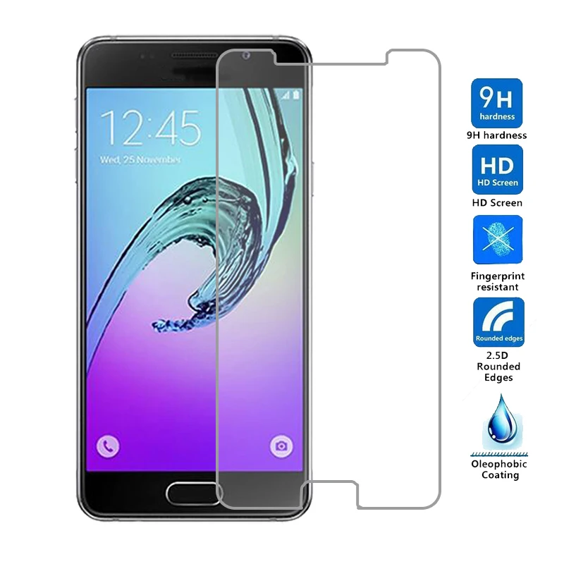 9H 2.5D Закаленное стекло для Samsung Galaxy j1 j2 J3 J5 J7 2015 2016 Защита экрана A3 A5 A7 защитная