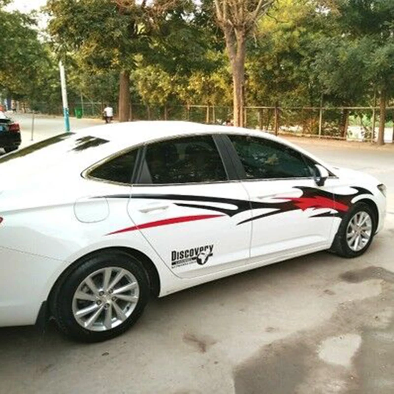 Пламя Тотем автомобиля всего тела талии две стороны наклейки виниловая наклейка паста