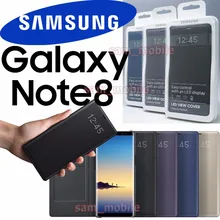 Светодиодный смарт-чехол для телефона samsung Galaxy Note8 N950F EF-NN950P с функцией сна