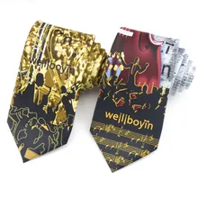 8 см, коричневые галстуки для мужчин, новинка, мультяшный галстук, корбата, Свадебная вечеринка, Gravata, музыкальный мужской галстук, для костюма, рубашки, аксессуары, галстук