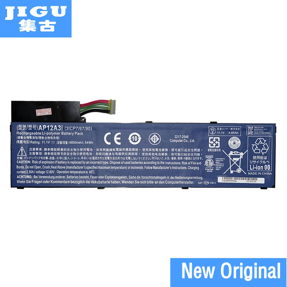  JIGU AP12A3I Original Laptop Battery For ACER Aspire Timeline Ultra M3 M5 M3-581 M5-481 M5-581 AP12
