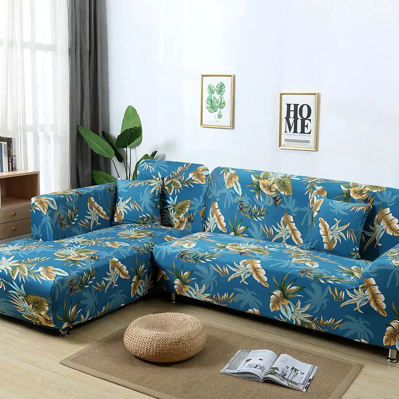Современный диван-кровать для секционные L образный диван Чехлы для Гостиная эластичный стрейч диван Ipad Mini 1/2/3/4 местный - Цвет: Color 18
