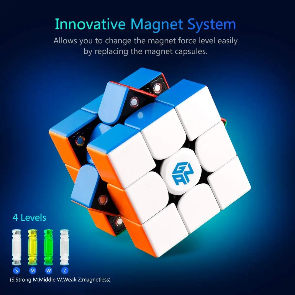 D-FantiX Gan 356 x скоростной куб 356x Магнитный 3x3x3 Волшебные кубики пазл