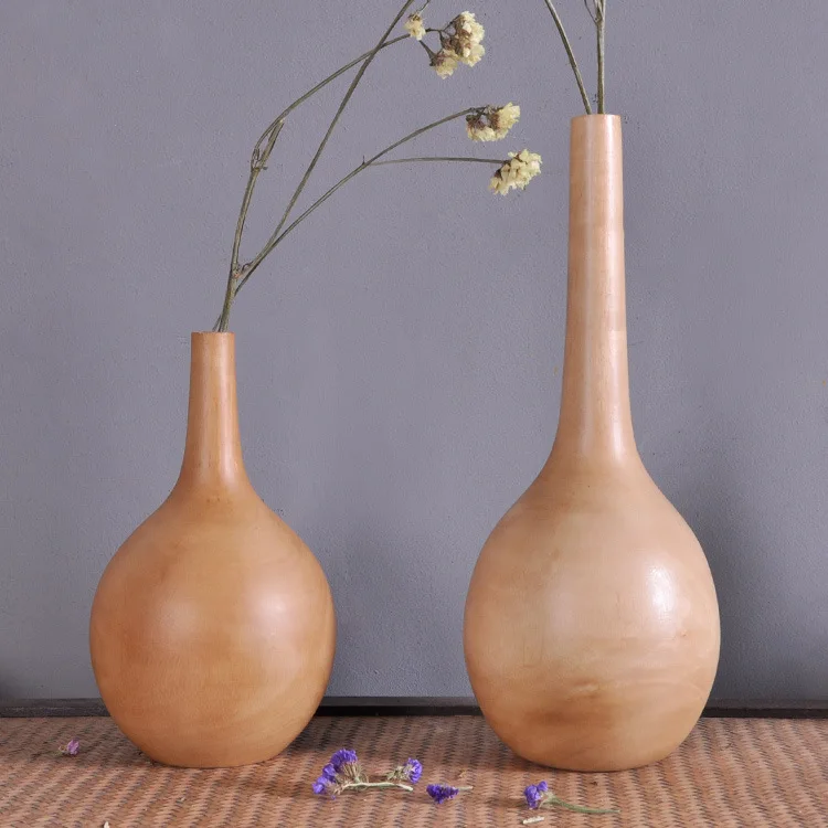 Logs of wood eco-friendly home decoration unique vase