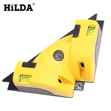 Right Angle 90 Degree Vertical Horizontal Laser Line Projection Square Level multi function drill guide line laser square angle laser level professional drilling helper laser dust catcher