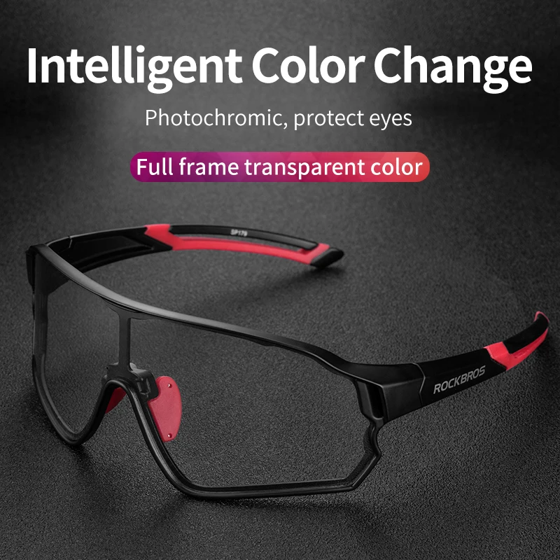 Skup ROCKBROS okulary rowerowe rowerowe spolaryzowane fotochromowe okulary dla osób z krótkowzrocznością okulary rowerowe Sport mężczyźni kobiety wędkarstwo okulary rowerowe