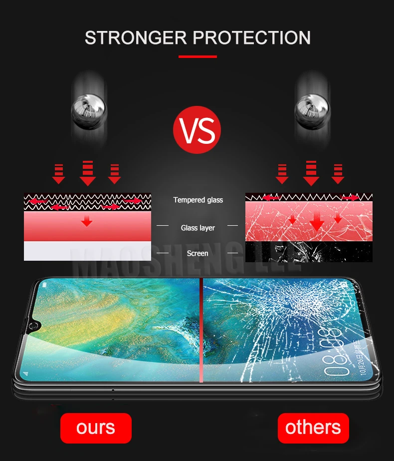 2 шт./лот, полностью закаленное стекло для huawei mate 20 X, защита экрана mate 20, полное покрытие экрана, закаленное стекло для huawei mate 20