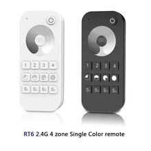 2.4G Single Color/Color temperature/RGB/RGBW/RGB+CCT wireless led 13-key touch wheel RF remote light controller