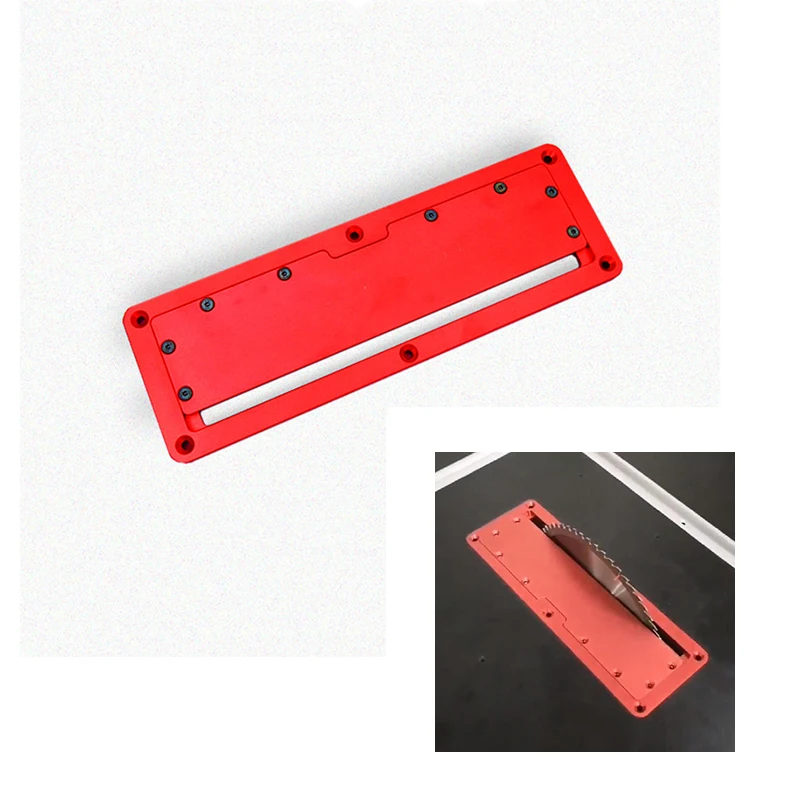 

Electric Circular Saw Flip Cover Plate Flip-Floor Table Special Cover Plate Adjustable Aluminium Insert Plate for Table Saw