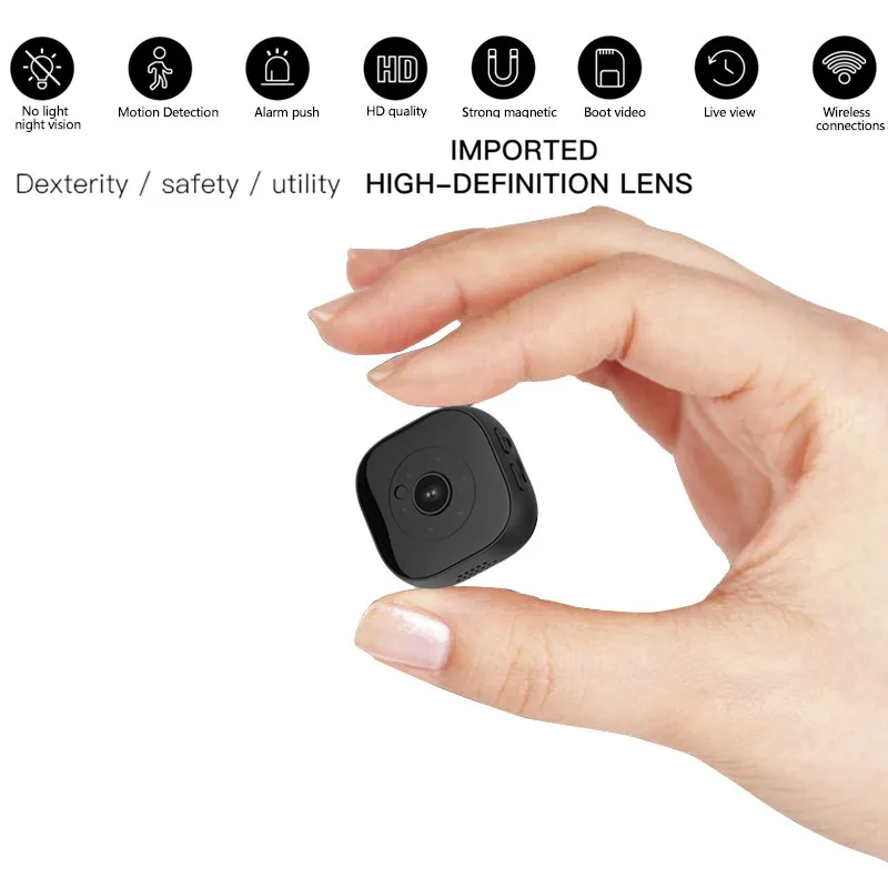 Camsoy мини камера HD 1080P Wifi Беспроводная ip для наблюдения Обнаружение движения микро