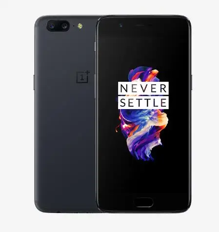 Смартфон Oneplus 5 A5000, Восьмиядерный процессор Snapdragon 835, 6 ГБ ОЗУ, 64 Гб ПЗУ, 5,5 дюймов, FHD, двойной, 16 МП, NFC, отпечаток пальца - Цвет: 6g 64g black