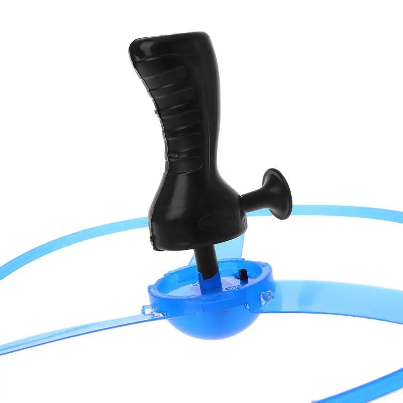 الصمام اللمعان البلاستيك سحب سلسلة تحلق الصحن المروحة لعبة القرص هليكوبتر جديد الصمام اللمعان البلاستيك سحب سلسلة تحلق الصحن المروحة لعبة القرص هليكوبتر جديد