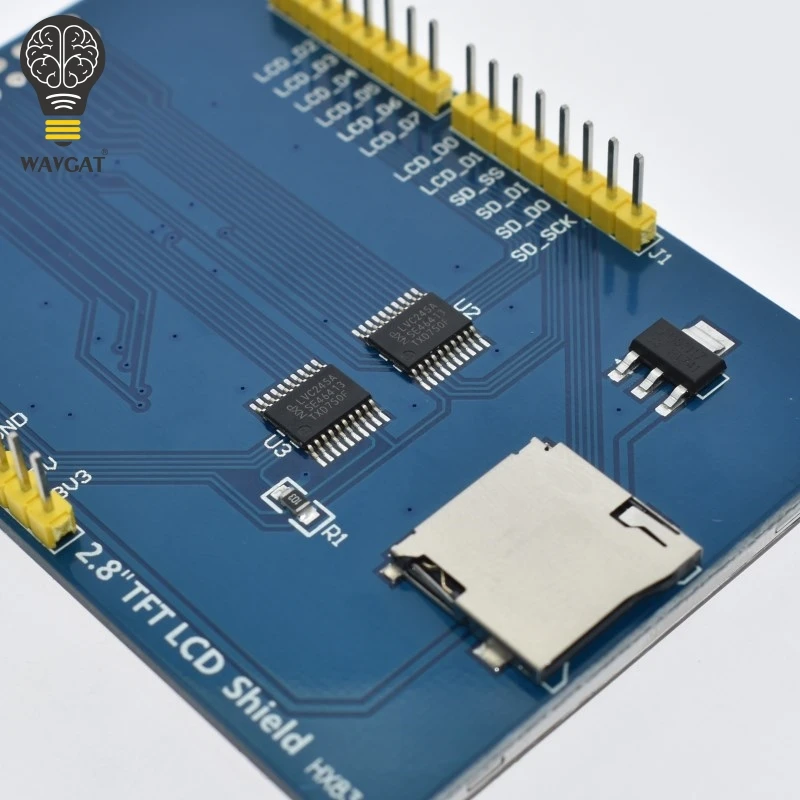 ЖК экран WAVGAT 2 8 дюйма 3 В мА TFT сенсорный дисплей модуль для Arduino UNO с резистивной