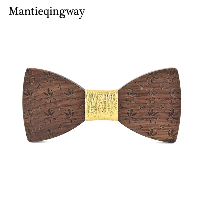 Mantieqingway новинка из дерева ручной работы с бантом для детей мальчиков и девочек деревянный галстук-бабочка вечерние рубашка Bowknots Gravatas