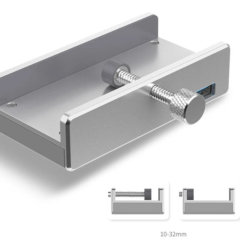 Разветвитель USB3.0 концентратор 4 Порты и разъёмы концентратор оснастки Тип высокое Скорость расширитель разветвитель фиксированный стол сглаженными углами USB Hub 3,0