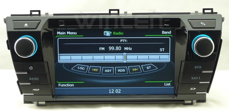 S100 A8 двухъядерный 1080P Автомобильный DVD gps плеер для Toyota Corolla 2013 on с поддержкой canbus управление рулевым колесом TMC TPMS(ОПТ