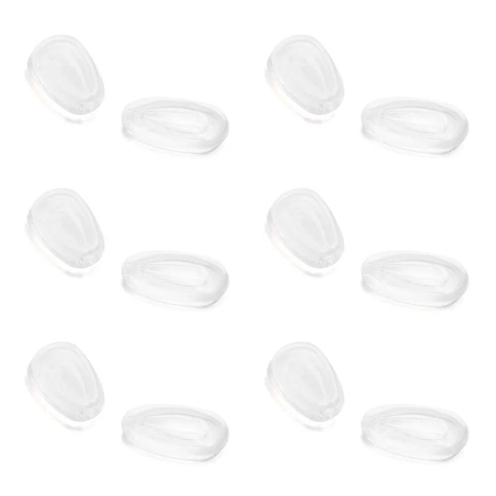 

SNARK Rubber Kit Replacement Clear Nose Pads Pieces for-Oakley Blender OO4059 Sunglasses