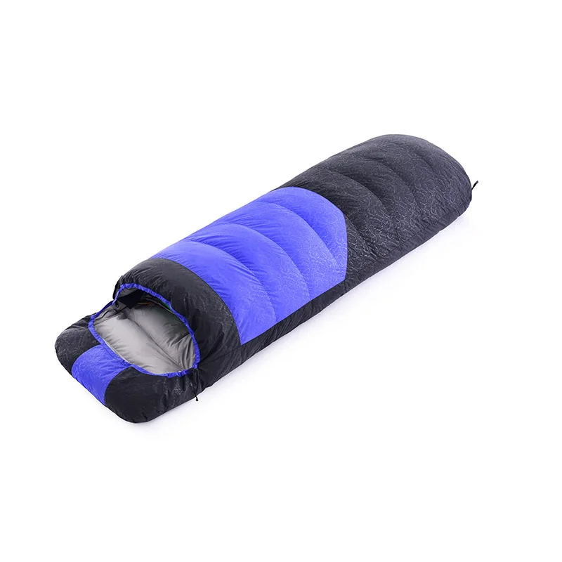  eiderdown sleeping bag outdoor autumn / winter single splicing portable warm eiderdown sleeping bag