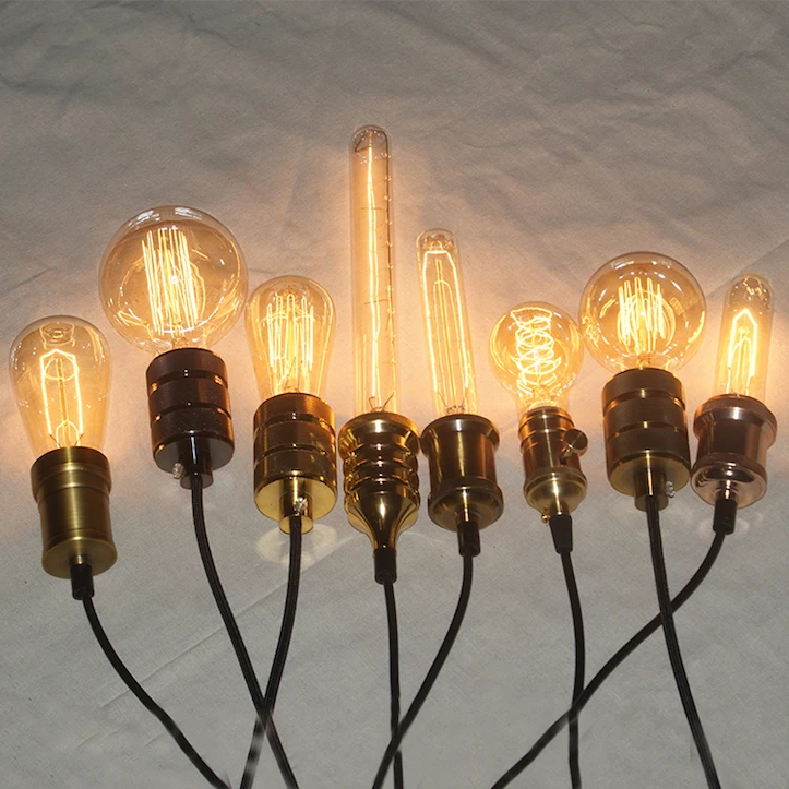 Лампа Эдисона винтажная антикварная лампа накаливания E26/E27 средняя база для