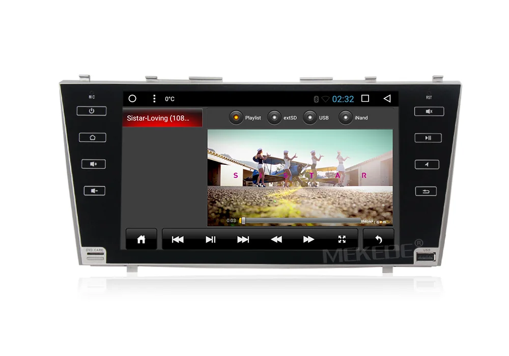 Excellent Allwiner T3  9" 2g+16g 2 Din Car Dvd Android 7.1 For Toyota Camry 2007-2011 Radio Stereo Gps Navigation With Steering Wheel+MAP 9