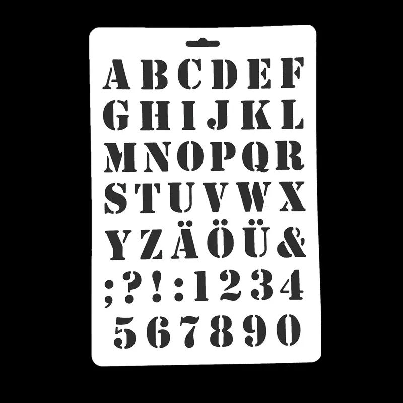 как сделать буквенный трафарет своими руками