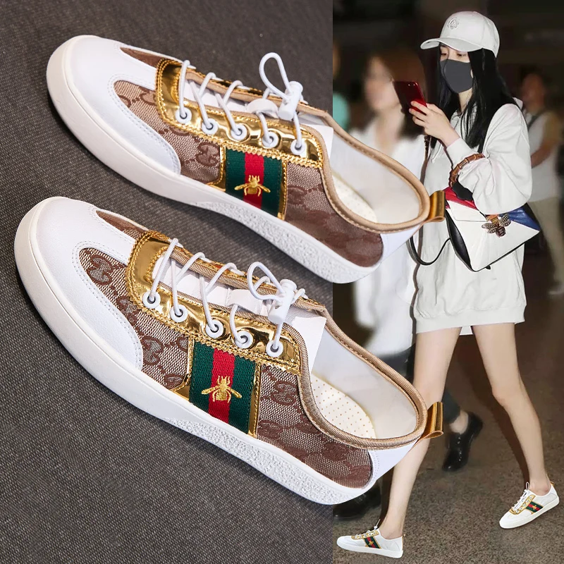 

2019 Summer New Women Flat Casual Sneakers Fashion Canvas Shoes Platform Sneakers Lace-up Women Sports Shoes White Sneakers