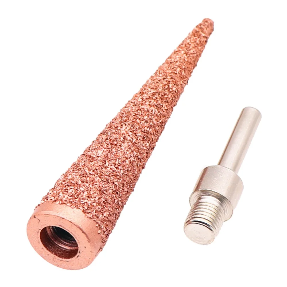 

50mm 100mm Tapered Cone Rasp 3 sizes 2" 4" Rasp with Arbor AdaptorGrind Rasp Tungsten Carbide Rasp Fine Grit 1pc Free Shipping