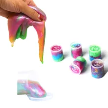 Новинка, коробка для масляной лилии, смешанные цвета, пушистые слизи, сопли, игрушки, пластилин, ручная резинка, для игры в тесто, мягкая Слизка для детей, забавные шутки