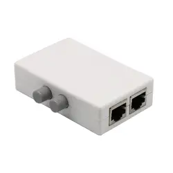 2 Порты и разъёмы AB Руководство сети Обмен Switch Box 2in1/1IN2 RJ45 сети/Ethernet мини-удобство 17aug30 hh33