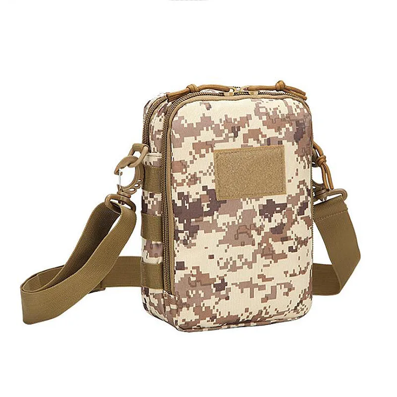 Military Army Camouflage men messenger bag small Crossbody sling