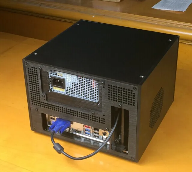 BZ06-D MINI-ITX алюминиевый игровой компьютер геймер ПК Шасси/DIY шасси