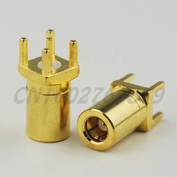 

20pcs RF electrical connector SMB female thru hole Jack Straight PCB Mount
