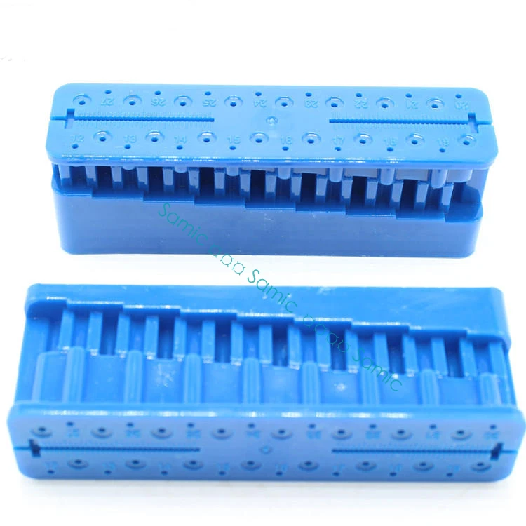 Dental Mini Measuring Block Ruler Dental Autoclavable Stand Ruler