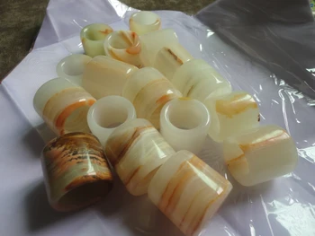 

Pure natural jade BanZhi Ring Mens Gift a riotous with colour