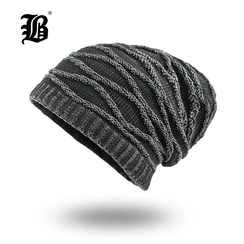 [FLB] Зимние шапки Skullies Beanies мужские и женские вязаные теплые шляпы зимние