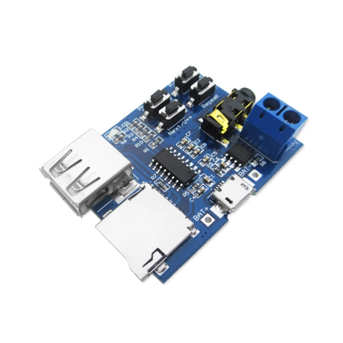 

1pcs TF card U disk MP3 Format decoder board module amplifier decoding Player