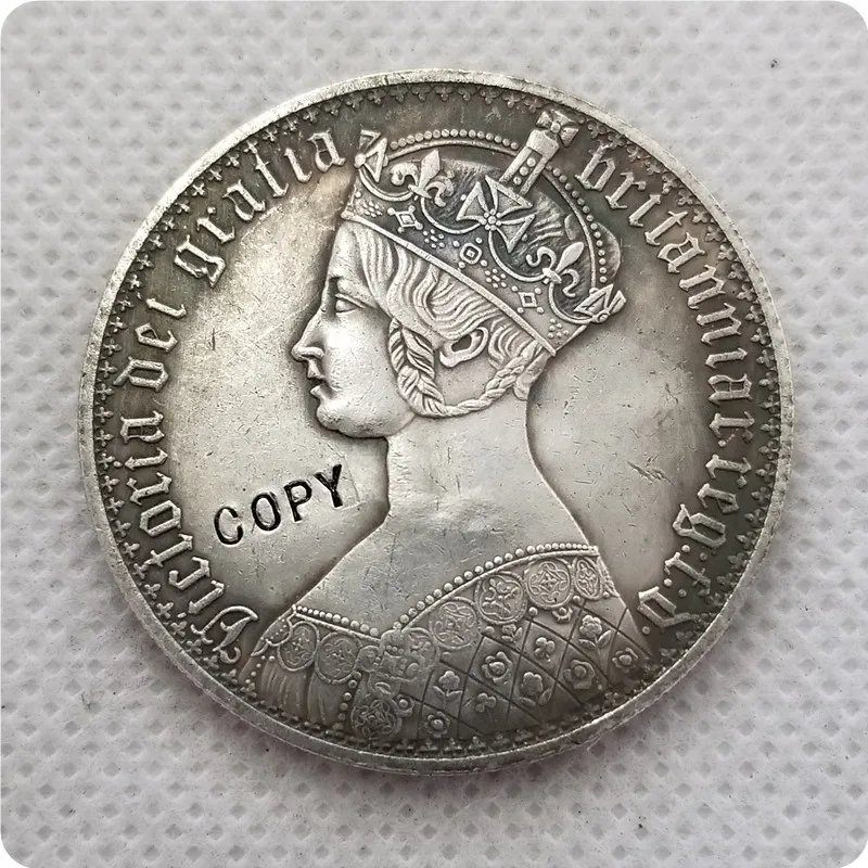 

United Kingdom 1 Crown - Victoria COIN COPY commemorative coins-replica coins medal coins collectibles