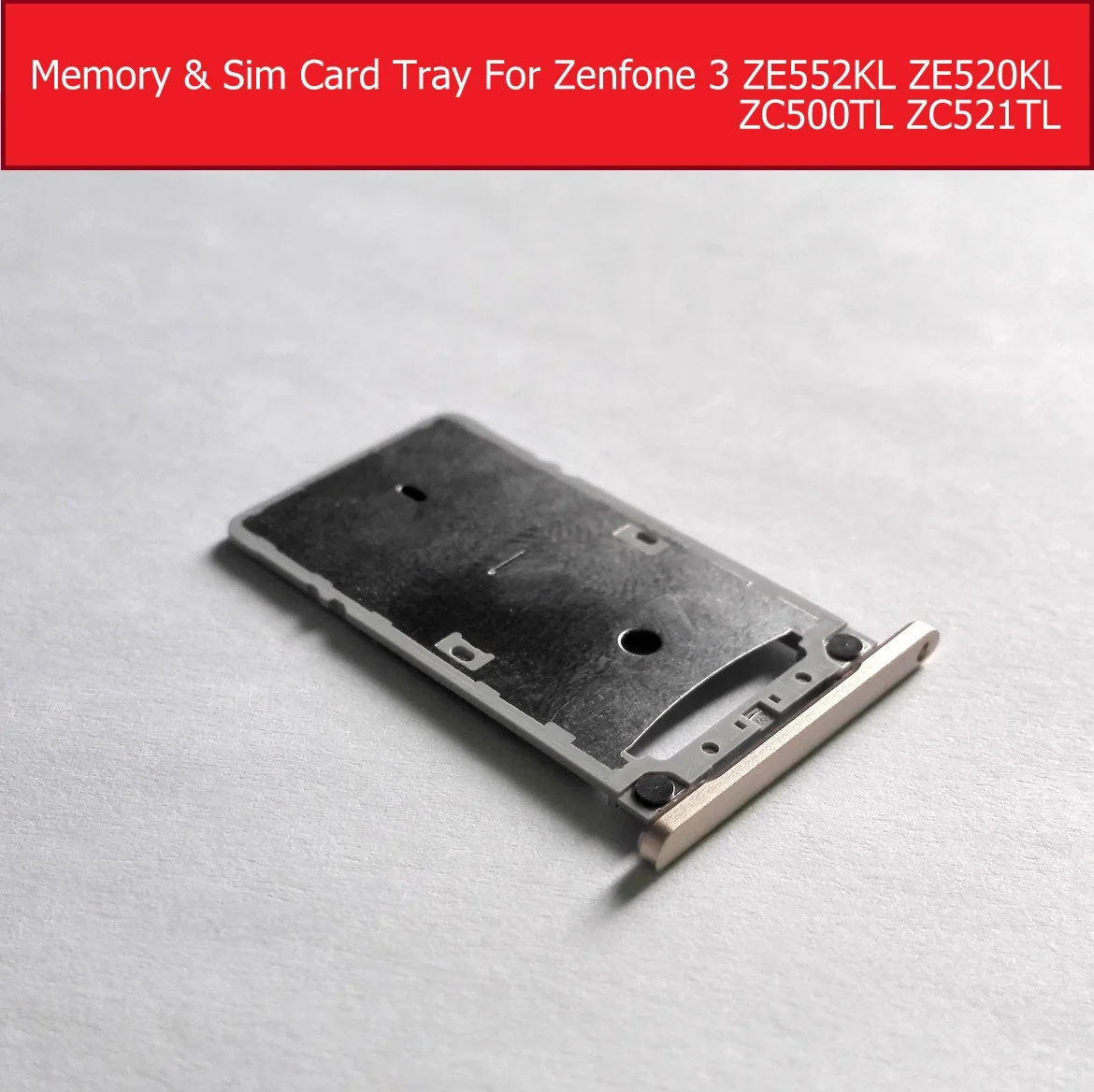 Sim Card Tray Slot For Asus Zenfone 3s MAX X00GD zc521tl