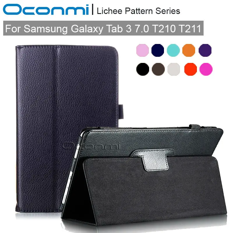 

Smart Premium stand case for Samsung Galaxy Tab 3 7.0 T210 T211 slim magnetic cover for Samsung Tab3 7.0 SM-T210 SM-T211 case
