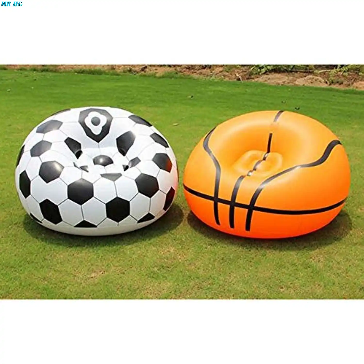 Inflatable Basketball Chair Soccer Ball Air Sofa Indoor Living Room Flocking Pvc Football Lounger Adult Kids Lounge Armchair Aliexpress