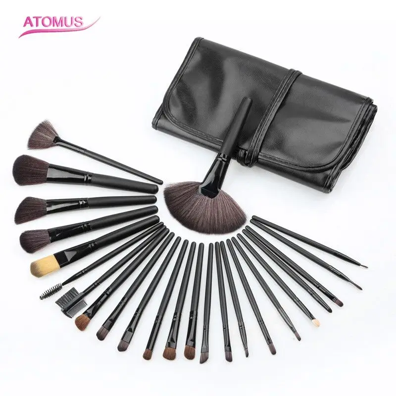 

24 pcs/set Professional Cosmetics Makeup Brushes Set Soft Eyeshadow Powder Foundation Concealer Brush Face Make up Tools Kit
