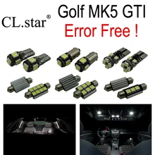 14 шт. Х canbus для Volkswagen VW Golf 5 MK5 GTI Кролик СВЕТОДИОДНЫЕ лампы интерьер свет комплект упаковки (2006-2009)