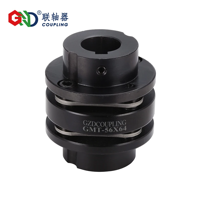 GMT 45 Steel Stepped Double Diaphragm Keyway Series 45 Steel shaft coupling D19mm, L27mmin