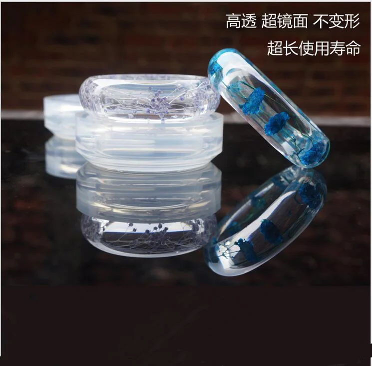 

Transparent Silicone Mould Mold For Resin Curve Bangle Bracelet Handmade Jewelry Tools Equipments resin molds for jewelry