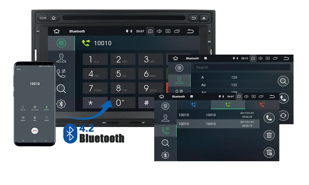 Perfect Belsee 4GB+64GB Android 9.0 Radio for Peugeot 3008 5008 Partner 2010-2016 Car Stereo GPS Unit Autoradio DVD Player Sat Navi 6
