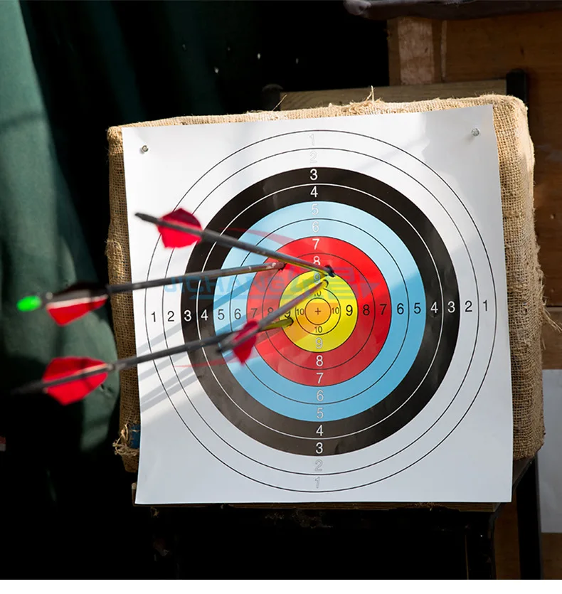 

Outdoor shooting Archery Target Paper Full Ring Bow Archery Accessory Shooting Target Paper Bow Hunting Kit archery practice