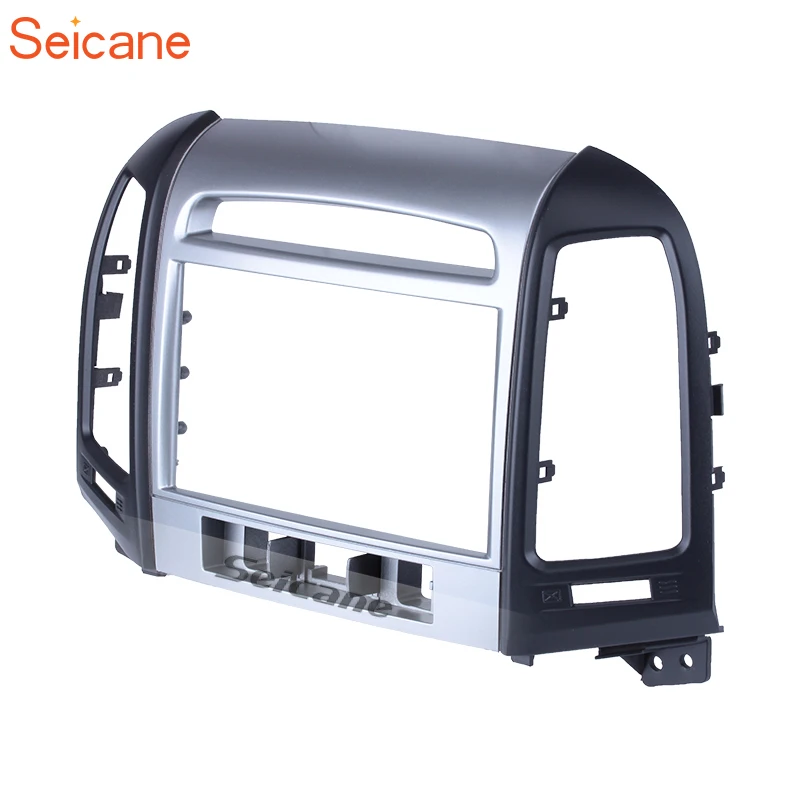 

Seicane 2Din Car Stereo Fascia Frame Panel Cover Trim Kit Dashboard For 2007HYUNDAI SANTAFE (LOW-END)