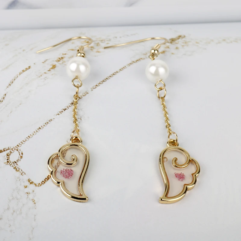 MQCHUN Card Captor Cardcaptor Sakura серьги &quotСакура&quot КИНОМОТО Принадлежности в стиле сакуры