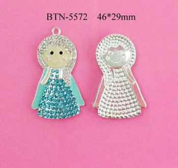 

Free shipping rhinestone button (can mix pendant or non-pendant) for DIY 10PCS/LOT(BTN-5572)