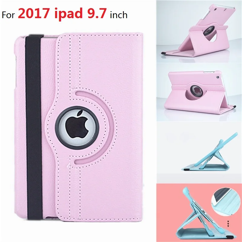 Новый чехол для планшета 2017 iPad 9 7 дюймов 360 Вращение флип подставка защитный